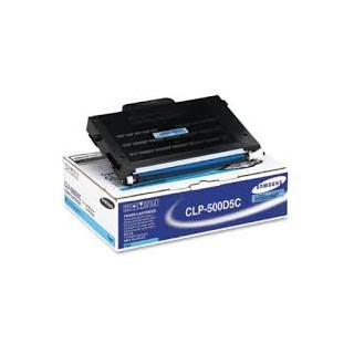 CLP-500D5C Toner Cyan pour imprimante Samsung CLP-500/500N/CLP-550/550N