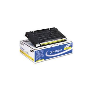 CLP-500D5Y Toner Jaune pour imprimante Samsung CLP-500/500N/CLP-550/550N