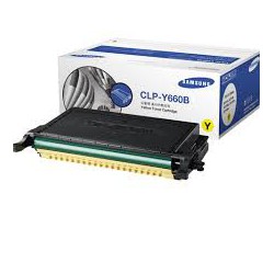 CLP-Y660B Toner Jaune pour imprimante Samsung CLP-610/660/660N/CLX-6210/6240FX