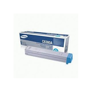 CLX-C8380A Toner Cyan pour imprimante Samsung CLX-8380 series