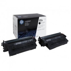 HP 05XD pack de 2 toners HP noirs grande capacité (CE505XD)