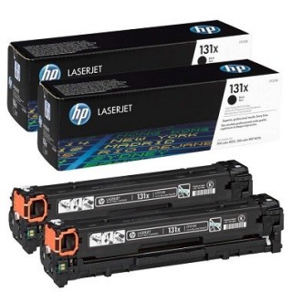 HP 131X pack de 2 toners HP noirs haute capacité (CF210XD)