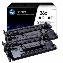 HP 26X pack 2 toners HP noirs grande capacité (CF226XD)