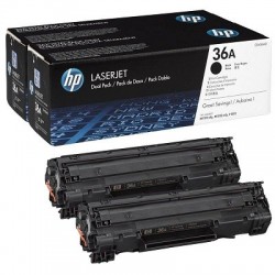 HP 36A pack de 2 toners HP noirs (CB436AD)