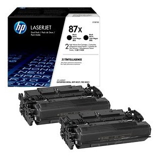 HP 87X pack de 2 toners HP noirs grande capacité (CF287XD)