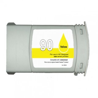 C5065A / N°90 cartouche d'encre Jaune compatible pour imprimante HP