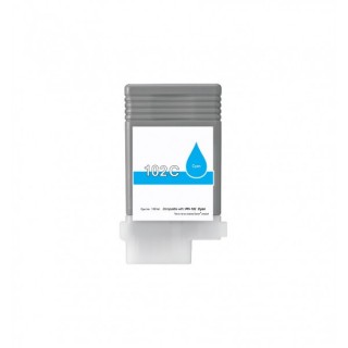 PFI-102C - 0896B001 Encre Cyan compatible pour CANON