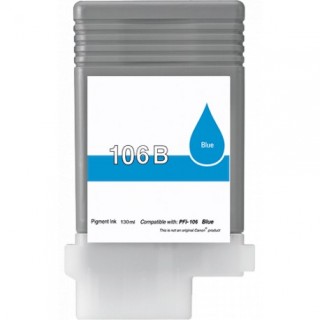 PFI-106B - 6629B001 Encre Bleu compatible pour CANON