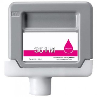 PFI-301M - 1488B001 Encre Magenta compatible pour CANON