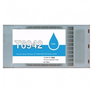 C13T694200 / T6942 cartouche d'encre Cyan compatible pour imprimante EPSON