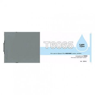 C13T606500 / T6065 cartouche d'encre Cyan Clair compatible pour imprimante EPSON