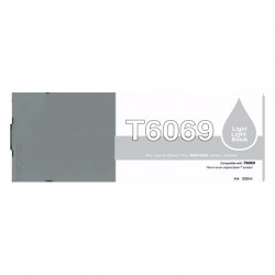 C13T606900 / T6069 cartouche d'encre Gris Clair compatible pour imprimante EPSON