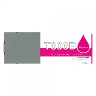 C13T606B00 / T606B cartouche d'encre Magenta compatible pour imprimante EPSON