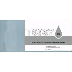 C13T636700 / T6367 cartouche d'encre Gris compatible pour imprimante EPSON