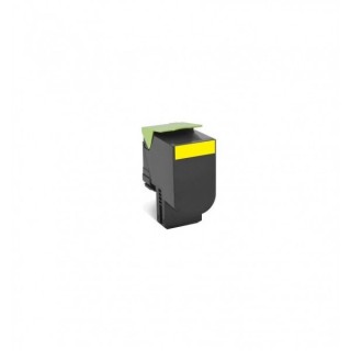 80C2SY0 / 80C2SYE Toner Jaune compatible pour imprimante LEXMARK