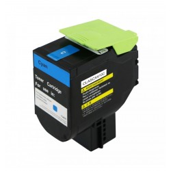 80C0H20 / 80C2HC0 / 80C2HCE Toner Cyan compatible pour imprimante LEXMARK