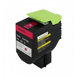 800X3 / 80C0X30 / 802XM / 80C2XM0 Toner Magenta compatible pour imprimante LEXMARK