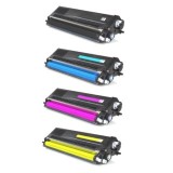 Pack de 4 cartouches toners compatibles Brother TN-423 Noir, Cyan, Jaune, Magenta