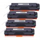 Pack 4 cartouches de toner compatible HP 203X BK/C/Y/M