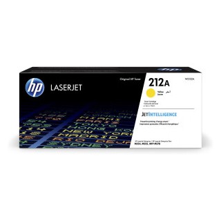 W2122A - Cartouche toner jaune HP 212A - Enterprise Flow MFP M578/M554/M554 Series/M554dn/M555 Series