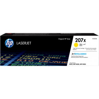 W2212X - Toner HP 207X Jaune - M255dw/M255nw/MFP M282nw